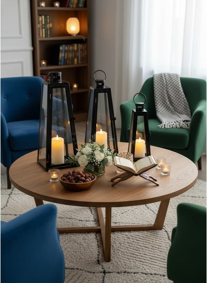 مجموعة فوانيس رمضان، 3 قطع - Image 2